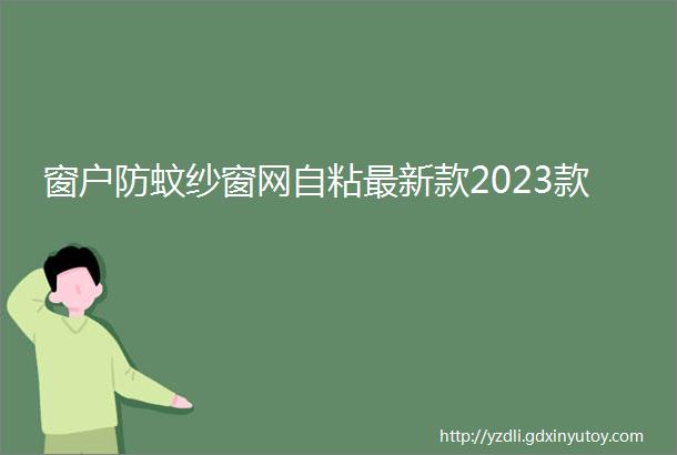 窗户防蚊纱窗网自粘最新款2023款